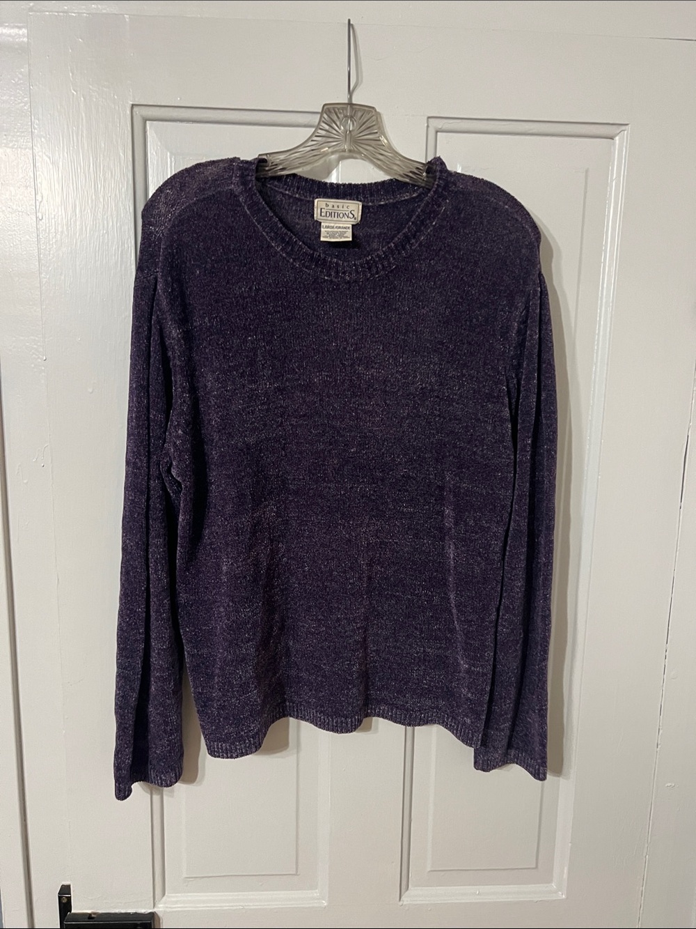 Vintage Heathered Purple Crewneck Sweater